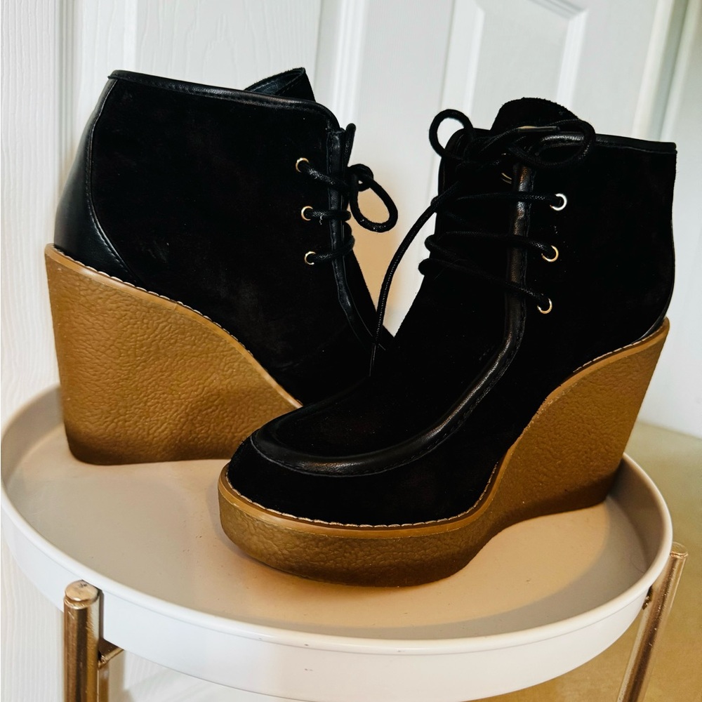 Michael Kors wedge bootie